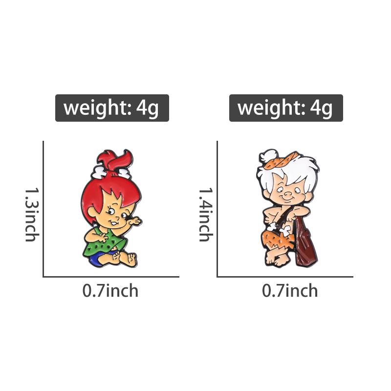 Cartoon Anime Characters Enamel Pins Custom Comedy Animation Brooches Lapel Badges Funny Jewelry Gift for Kids Friends