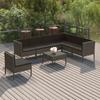 Day and Night - Day and Night Garden Furniture Set 8 Pieces and Gray Synthetic Rattan Cushions
