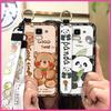 Lanyard Dirt-resistant Phone Case For Samsung Galaxy J6 2018/SM-J600F Waterproof Shockproof Anti-dust Cartoon Ring Cute