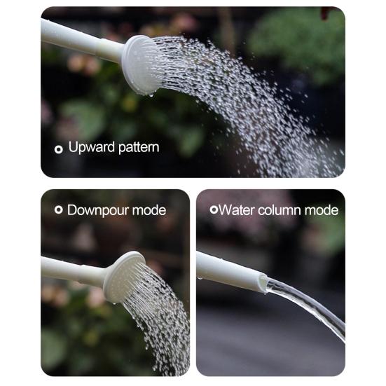 Лейка 1,8 л с длинным носиком, садовый кувшин с разбрызгивателем, легкая пластиковая лейка для комнатных растений, растений на открытом воздухе