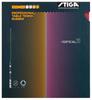 STIGA Table Tennis Rubber, High-Grain Rubber, Vertical 20, Black, Thin, 1710200113