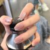 Кристальный порошок 'Кошачий глаз' Водонепроницаемые наклейки для дизайна ногтей Накладные ногти Гелевые ногти