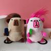 Bag Pendant Long-haired Capybara Doll Pendant Hanging Bags Decor Capybara Worm Doll Pendant