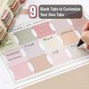 5 листов(75pcs) Библейские вкладки крупным шрифтом и легко читаемые принадлежности для ведения библейского дневника самоклеящиеся индексные наклейки канцелярские товары