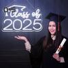 Светодиодная неоновая вывеска Congrat Grad, не мерцает, яркость регулируется, питание от USB, ночник Congrat Graduation Sign