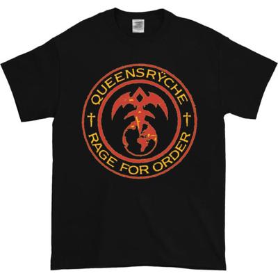 QUEENSRYCHE RAGE FOR ORDER Новая черная футболка Полный размер Унисекс футболка