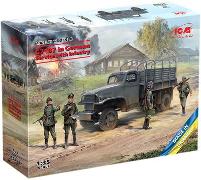 Пластиковая модель пехоты ICM Germany G7107 35588 1/35 с немецким языком