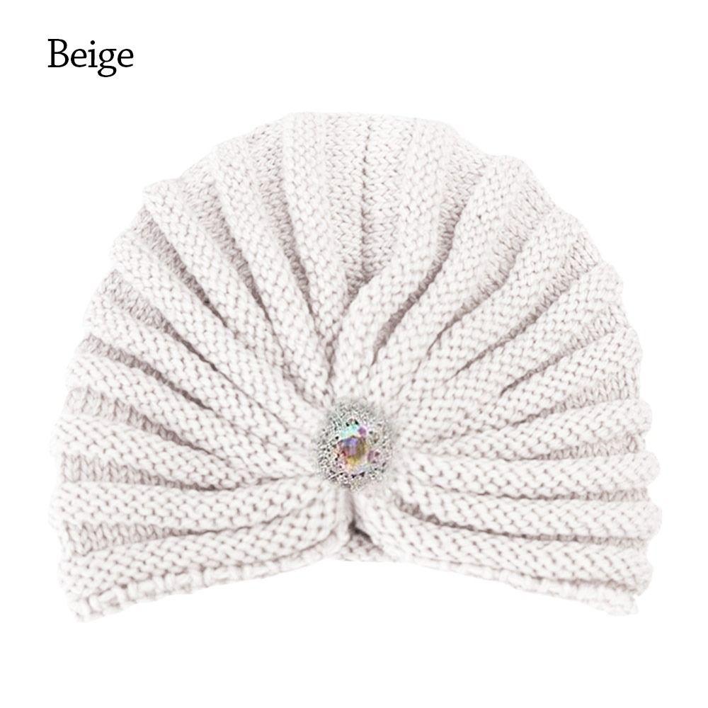 Thick Bohemia Turban Winter Warm Turban Cap Fashion Hijab Caps for Women