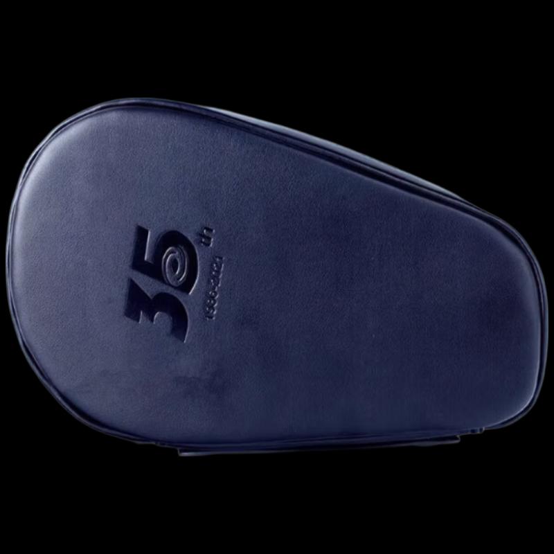 YINHE Genuine Leather Gourd-Shaped Table Tennis Racket Case