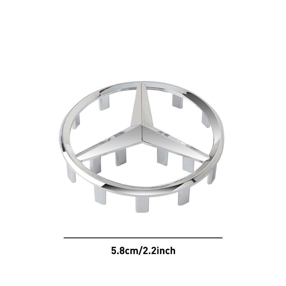 1 шт. 52/58 мм Наклейка-эмблема на центр рулевого колеса автомобиля для Mercedes Benz AMG W212 W213 W177 CLE GLA W222 GLC GLB W203 W210 W220