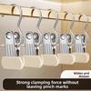 5 Pcs Home-use Seamless Wardrobe Storage Trouser Clip Multi-functional Hooks