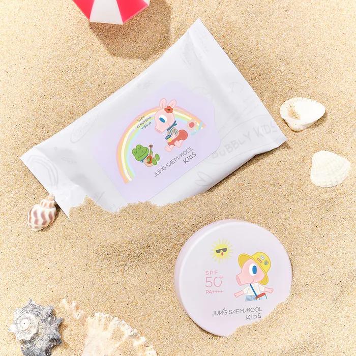 [Gully Gully Collaboration] Jeong Saem Mool Kids Mild Sun Cushion Planning (Sun Cushion & Cleansing Tissue 10 Sheets)