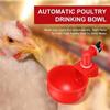 Automatic Poultry Waterers Chicken Drinking Cups Farm Water Feeder Kit with Screws for Chicks Duck Goose Turkey Quail