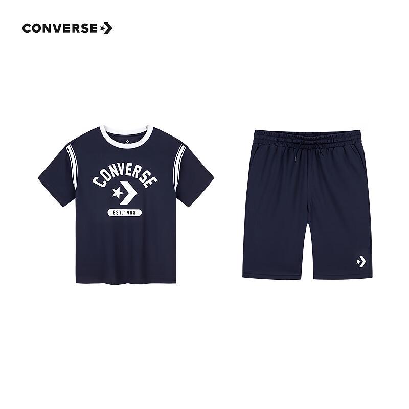 Converse Kids' Star Pattern 2-Piece Short Set