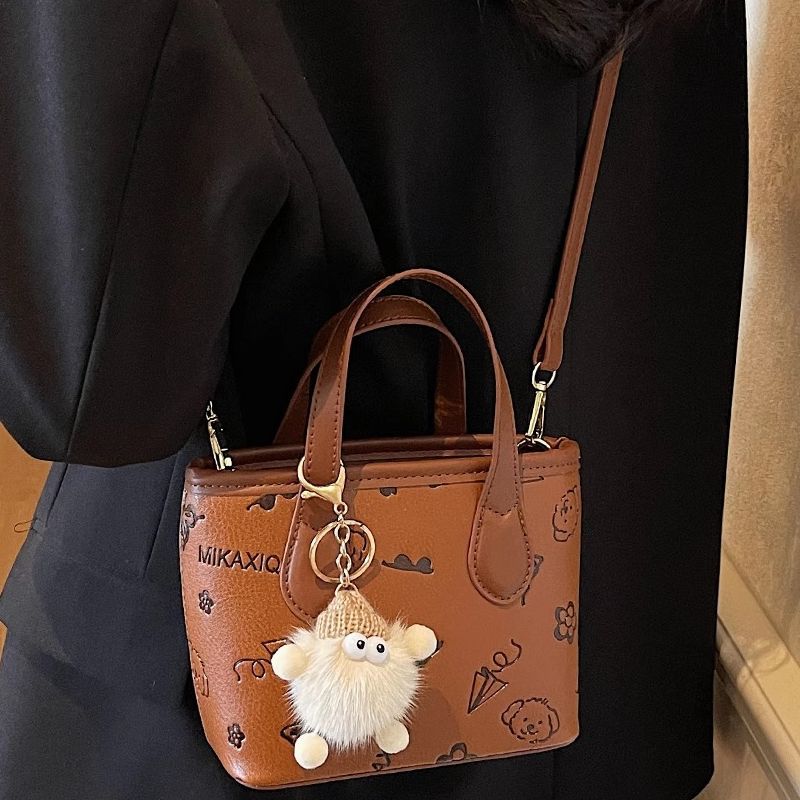 This Year's Popular Contrasting Small Bag Women's 2025 New Spring and Summer Crossbody Bag Super Hot Embossed Handbag Shoulder