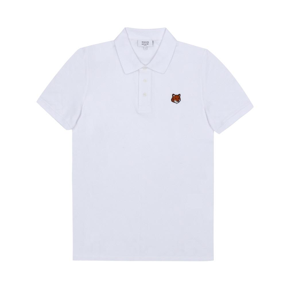 Maison KiTsune Патч Голова Лисы Поло Мужская Футболка с коротким рукавом Pm00209kp0002