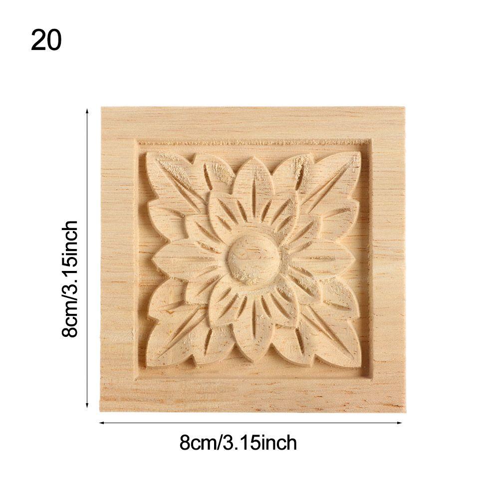 Style Decoration Crafts Vintage Wood Carved Cabinet Seat Feets Furniture Foot Legs Home Decor