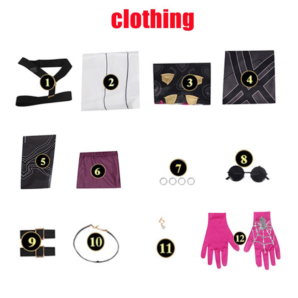 Kafka Косплей Костюм Игра Honkai Star Rail Kafka Боевая Женская Униформа Хэллоуин Вечерние Ролевые Игры Одежда Одежда