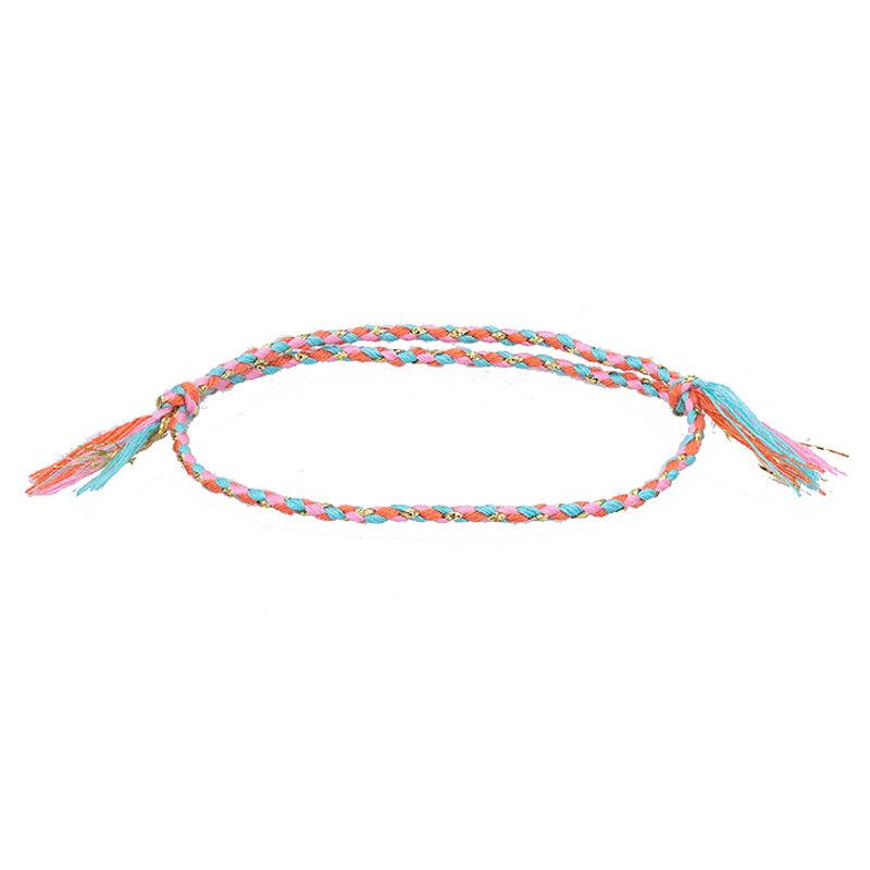 SPC8 Браслет-нитка для мужчин и женщин Lucky Yellow Blue Red Rope Braclet