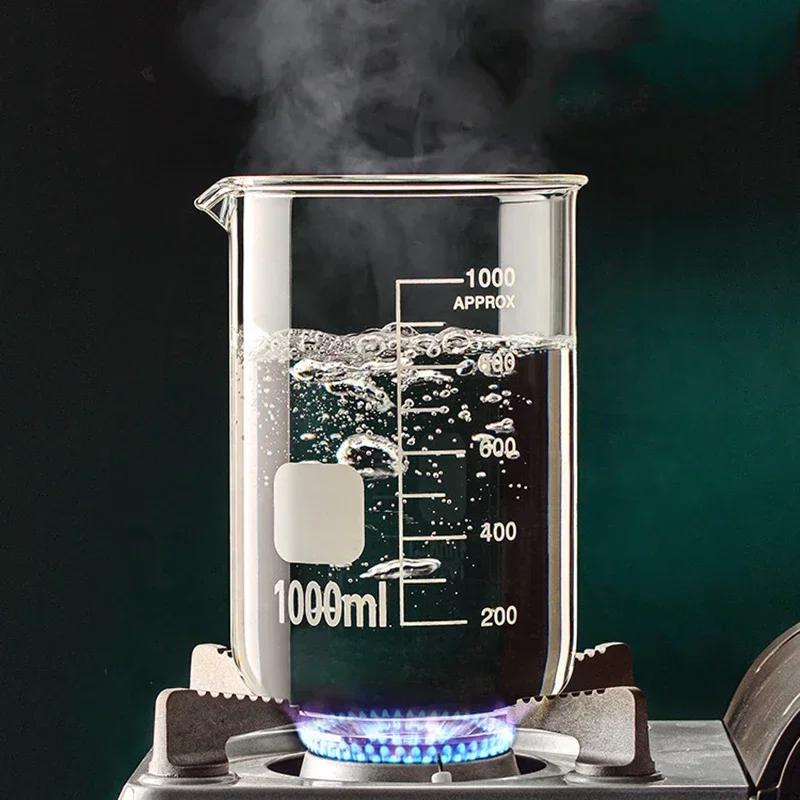 50-1000 мл прозрачный мерный стакан из боросиликатного стекла лабораторный стакан со шкалой кухонные инструменты для выпечки мерные стаканы