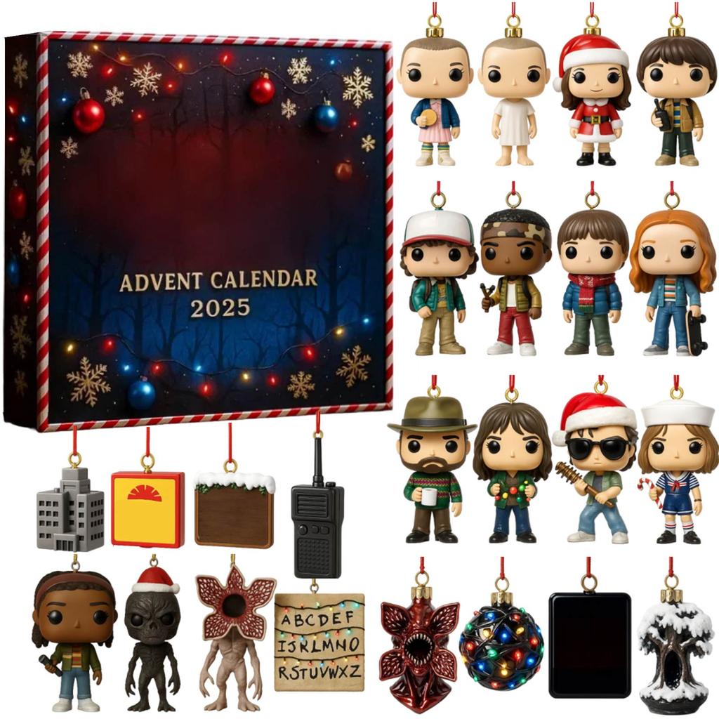 Arrival Calendar Includes 24 Christmas Decorations. Arrival Calendar Christmas Countdown