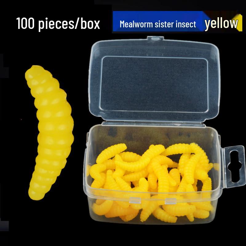 Рыболовные приманки: Мягкая приманка для мелкой рыбы, такой как цяоцзуй, сяоцзи и ли хлеб, приманка из красного червя.