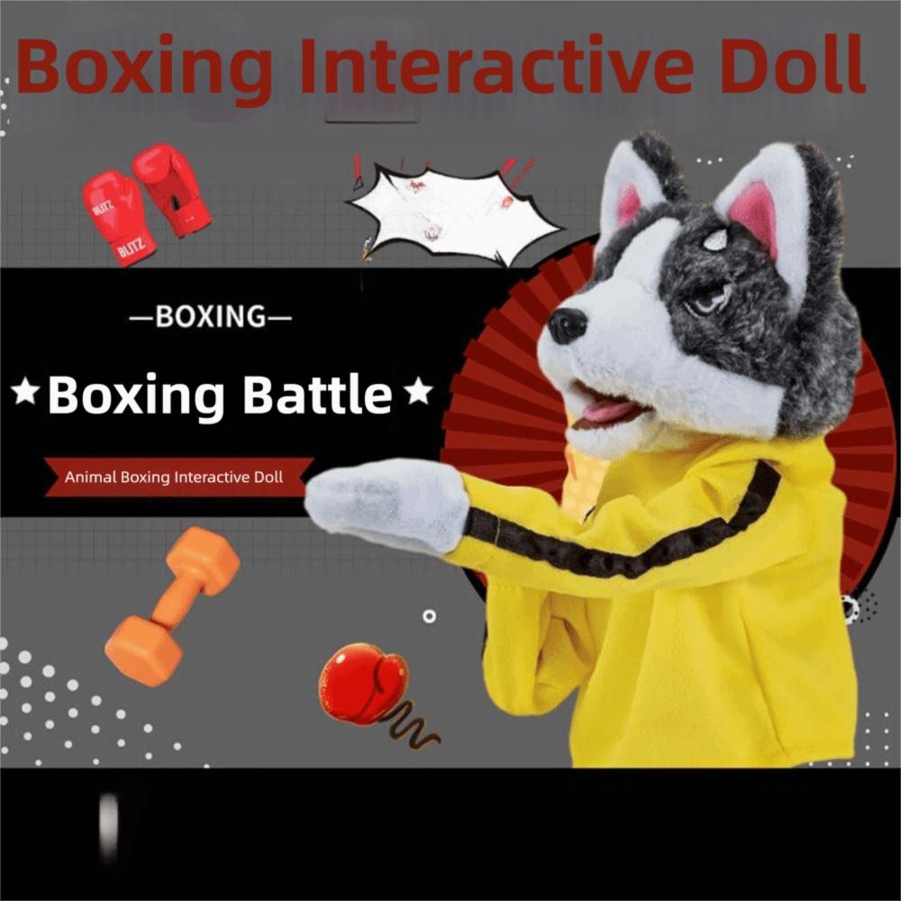 Funny Sound Boxer Hand Puppet With Sound Interactive Hand Puppet Finger Battle Toy  Kids Party