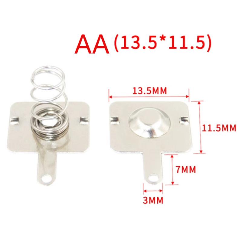 20 шт. DIY игрушечные пульты дистанционного управления аксессуары пружинный лист Aa/Aaa контактный лист батарейный отсек положительные и отрицательные листы