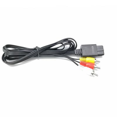 Эффективная передача сигнала с надежным 1,8-метровым RCA AV-кабелем для N64