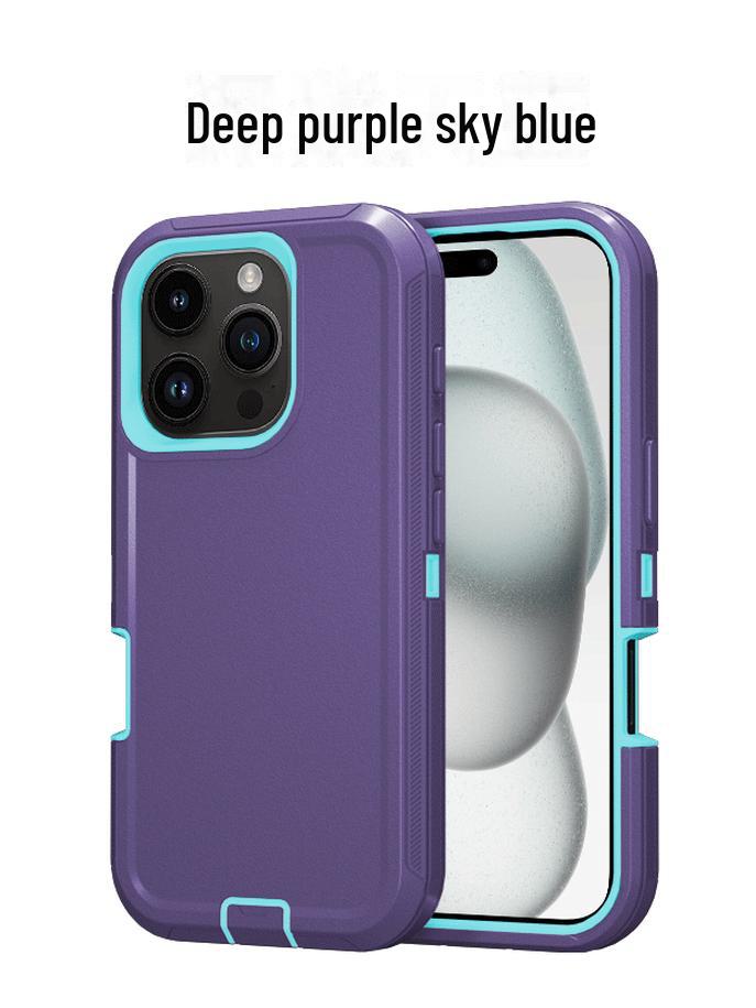 Чехол для телефона Apple 16 Pro Max Three-Proof Solid Color Anti Fall