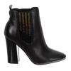 Женские ботильоны на каблуке с круглым носком FLLUN3LEA10