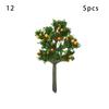 Artificial Scenery Trees Railroad Decoration Miniature Flower Tree Building Landscape Accessories