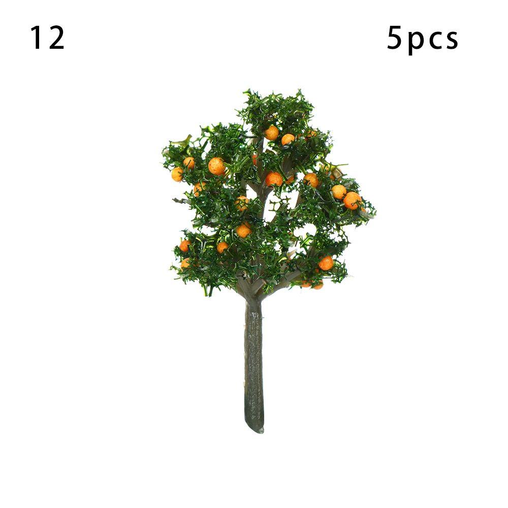 Artificial Scenery Trees Railroad Decoration Miniature Flower Tree Building Landscape Accessories