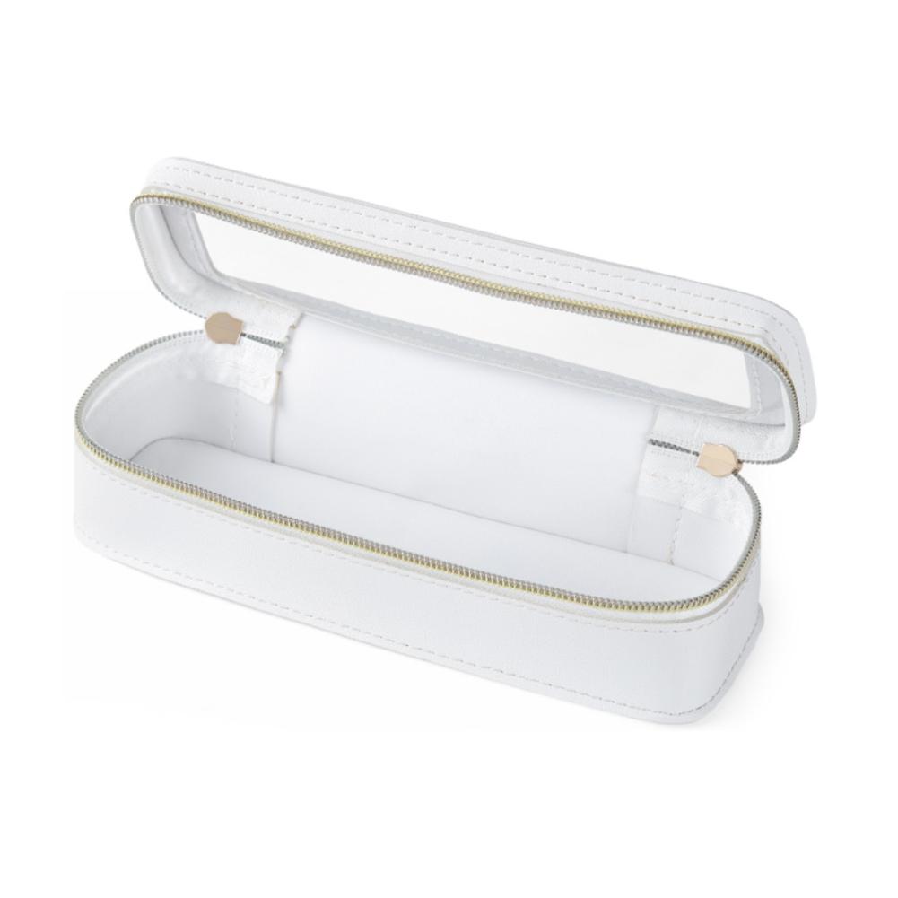 Женская сумка для кистей для макияжа из ПУ, чехол для кистей для макияжа, прозрачная портативная косметичка, двойная молния, дорожная сумка для мытья, дорожная косметичка