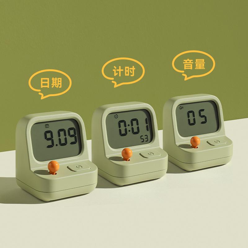 Простой стиль, внешний вид игровой консоли, детский будильник с героями мультфильмов, простой кухонный таймер обратного отсчета, удобный мини-будильник
