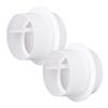 nijimomo Backwind Prevention Damper, Set of 2, 100, 150, 200, Check Valve, for Pipe Connection, Ventilation Outlet (100)