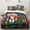 Nutcracker Christmas Tree Star Bedding Set  Duvet Cover Set 3D Print Comforter Cover Bedclothes for Boy Girl Bedding Sets Decor