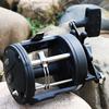 SOUGAYILANG RightTrolling Fishing Reel Black 3.8:1 Saltwater Freshwater Spinning Fishing Tackle Reel for Sea Fishing