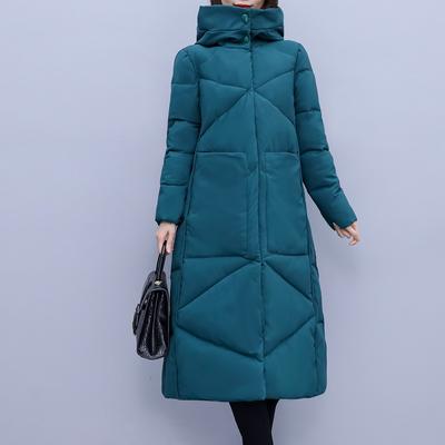 Длинная куртка для женщин больших размеров, зимнее пальто, модное свободное толстое теплое зимнее пальто, женские парки с капюшоном