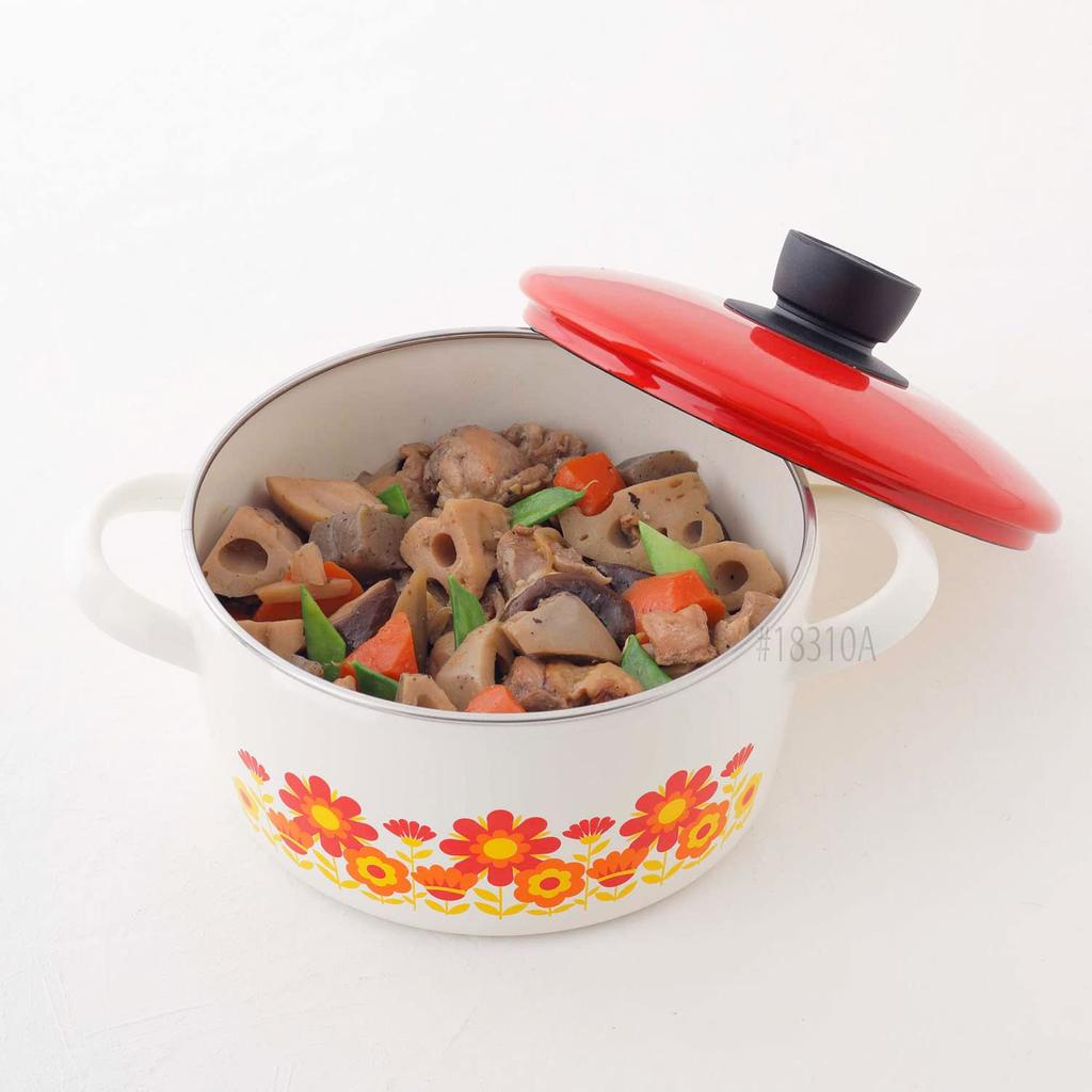 Кастрюля Fuji Horo 20 см Memories Sunflower SF FJ-20W