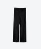 UNTAGE Satin Wide Trousers [Black(Unisex)]_Uth-Fp77