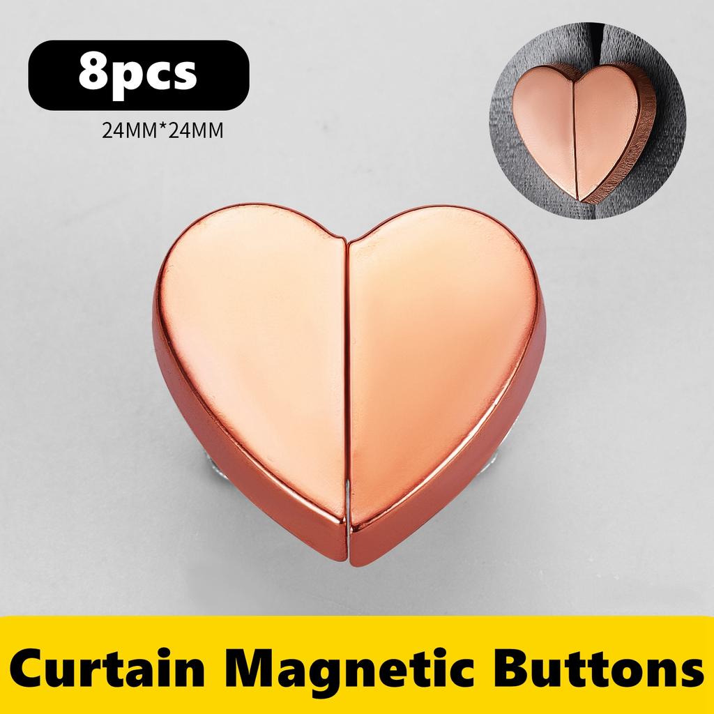 Магнитная кнопка для штор Съемный зажим-фиксатор для штор Быстрая фиксация Предотвращение регулировки света Сетка для окна Закрытие Магнитная пряжка