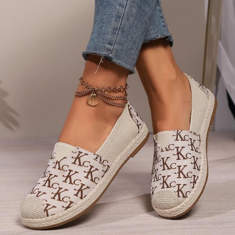 Модные женские туфли ручной работы из кружева на плоской подошве - дышащие и удобные повседневные туфли с одной педалью, мягкие и нескользящие подошвы, подходящие для всех сезонов