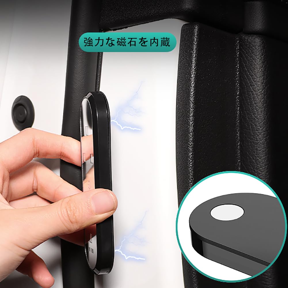 Предупреждающий свет двери автомобиля, Без проводки, Подсветка двери, Окружающий приветственный свет, Светодиодная разноцветная мигающая