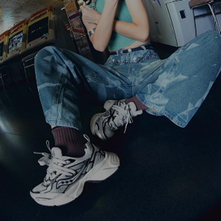 SAUCONY 2K Cavalry Retro Comfortable Shock Absorbing Non-Slip Low-Top Running Shoes Unisex Running Shoes Dark-Gray S79053-4