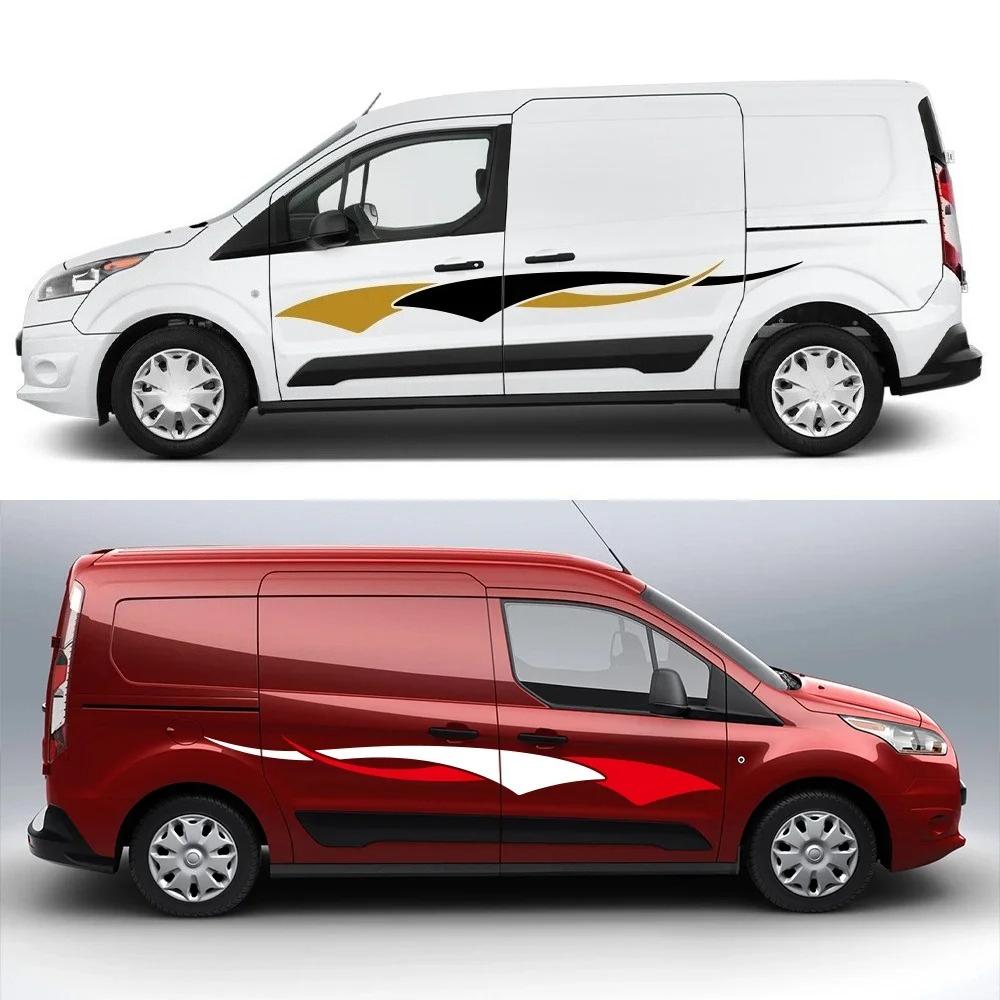 Car Stripes Stickers For Vehicle Boat RV Campervan Caravan Motorhome Truck Trailer Camper Van Auto Decoration Decals Accessories