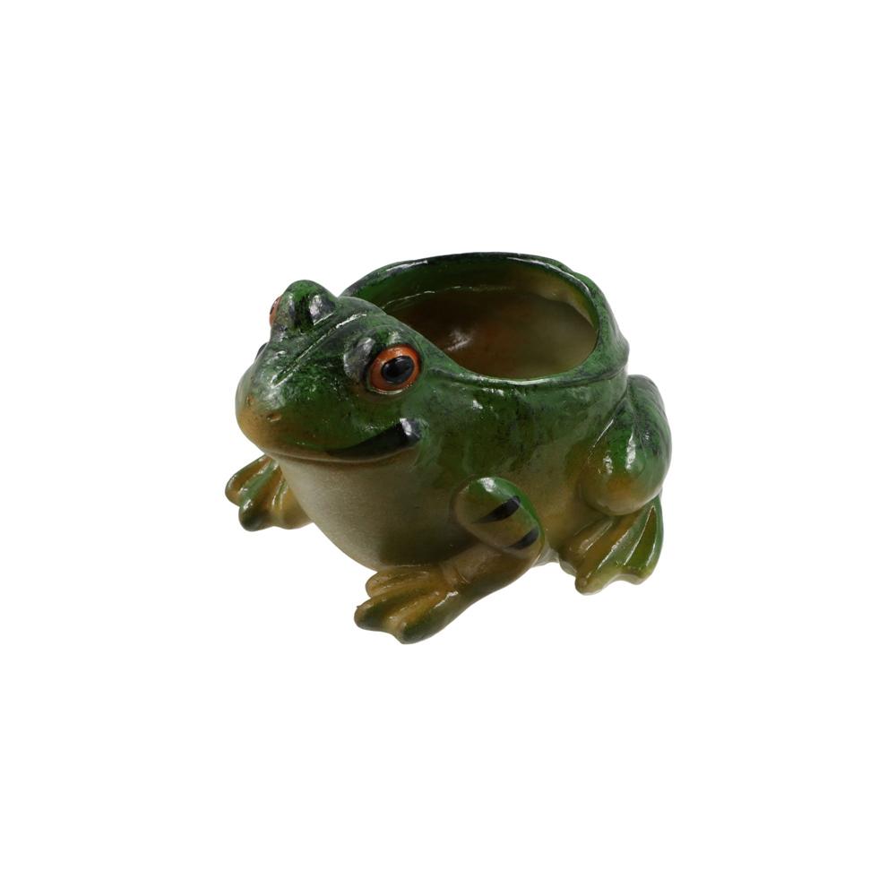 Breathable Frog Succulent Plant Pots Resin Plant Planter Art Potted Plants Frog Flower Pot  Garden