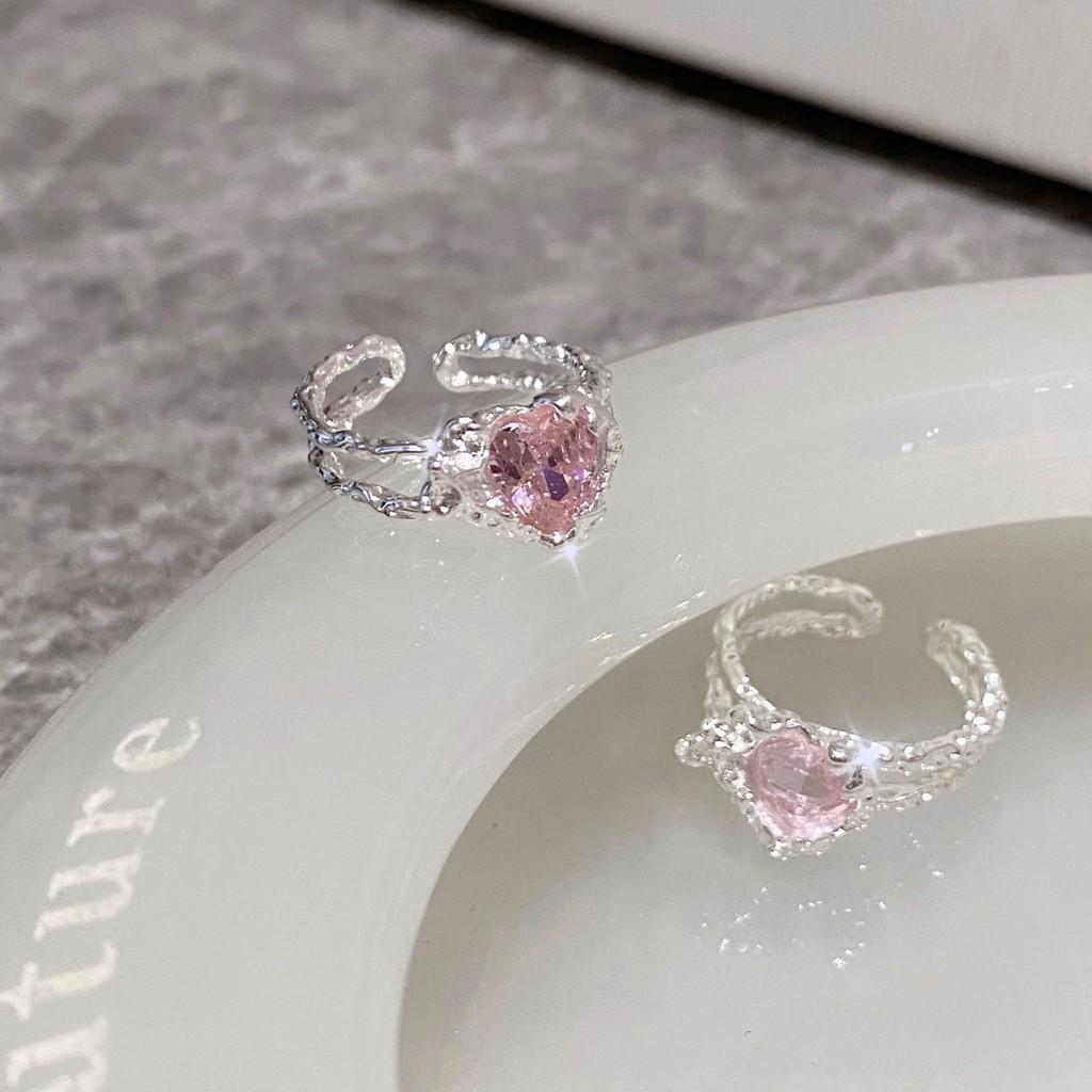 Уникальное металлическое кольцо с дизайном иризирующего лунного камня, регулируемый открытый стиль для женщин