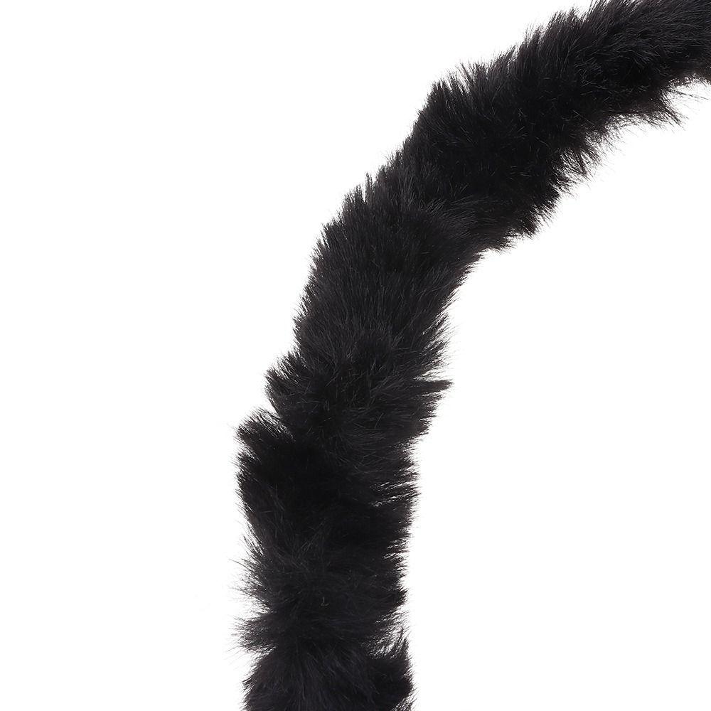 Плюшевая кроличья шерсть, скручивающаяся палочка, полоска, пушистая отделка, скручивающаяся палочка, искусственный мех, лента, сценический костюм, сделай сам, скручивающаяся палочка