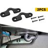 2Pcs For 18-22 Jeep Wrangler JK JL Gladiator JT Sun Visor Clip with Screws Black